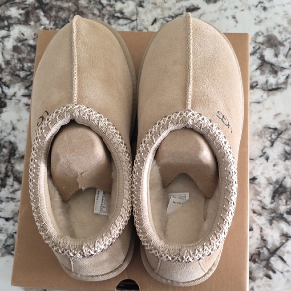 UGG Beige Suede Slip-Ons - Picture 6 of 7